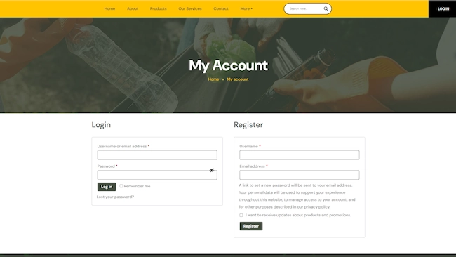 Login Redesign - Before