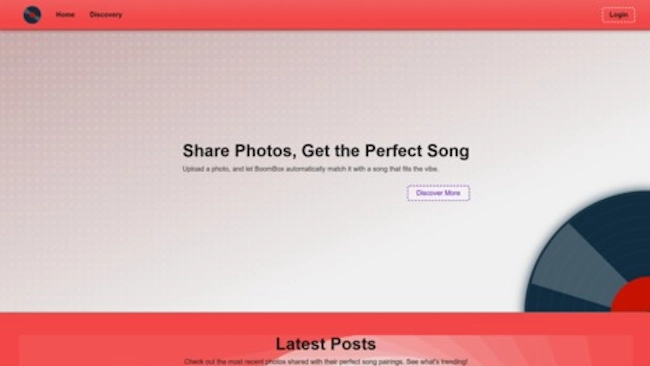 BoomBox – Mood-Based Music Recommendation App preview
